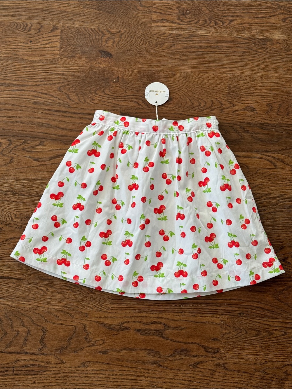 Sal & Pimenta Classic Cherries Skirt New With Tags